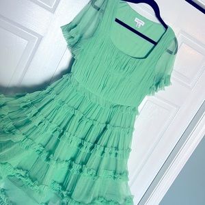 Mint Green Twirl Dress